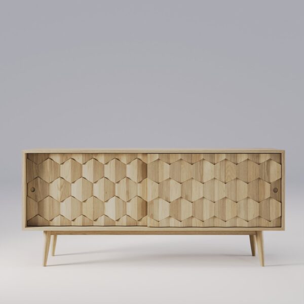 SCARPA SIDEBOARD WHITE OAK